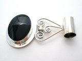 Black Onyx 925 Pendant by Talleres Lagunas - The Jewelry Lady's Store
