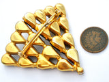 Black Rhinestone Brooch Vintage - The Jewelry Lady's Store