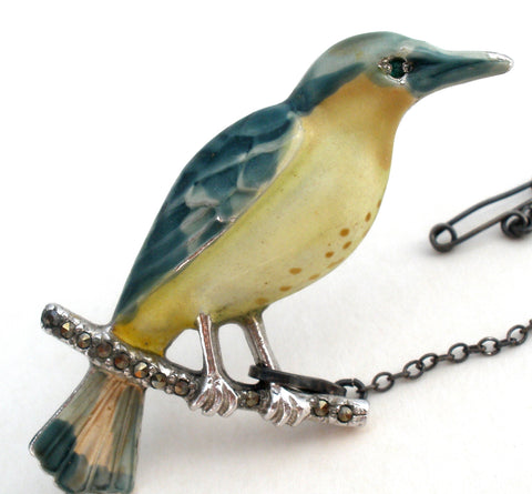 Bluebird Brooch Pin by Bohemian Jewellers Ltd