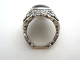Carolyn Pollack Abalone Shell Ring 925 Size 6 - The Jewelry Lady's Store