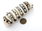 Carved Bone Expansion Bracelet - The Jewelry Lady's Store