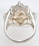 Champagne Quartz Sterling Silver Ring Size 6 - The Jewelry Lady's Store