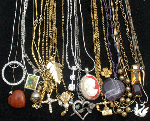 Collection of Vintage to Modern Pendant Necklaces