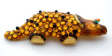 Dinosaur Rhinestone Brooch Pin by Craft - The Jewelry Lady's Store