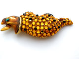 Dinosaur Rhinestone Brooch Pin by Craft - The Jewelry Lady's Store