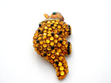 Dinosaur Rhinestone Brooch Pin by Craft - The Jewelry Lady's Store