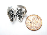 Filigree Butterfly Ring Sterling Silver Size 9 - The Jewelry Lady's Store