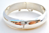 High Polished Sterling Silver Bangle Bracelet - The Jewelry Lady's Store