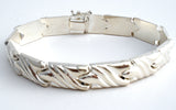 Italian Sterling Silver Bracelet 7" Vintage - The Jewelry Lady's Store