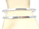 Italian Sterling Silver Cuff Bracelet Han - The Jewelry Lady's Store