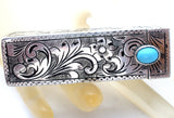 Italian 800 Silver Lipstick Holder with Turquoise Vintage - The Jewelry Lady's Store