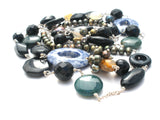 Jay King Multi Color Gemstone Bead & Pearl Necklace - The Jewelry Lady's Store