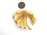 Kramer Gold Tone Brooch Pin  Vintage - The Jewelry Lady's Store