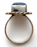 Lapis Lazuli Ring Sterling Silver Size 8 - The Jewelry Lady's Store