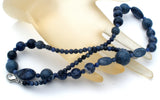 Lee Sands Blue Sodalite Bead Necklace 22" - The Jewelry Lady's Store