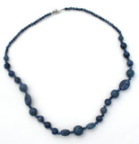 Lee Sands Blue Sodalite Bead Necklace 22" - The Jewelry Lady's Store