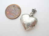 Marcasite Locket Heart Pendant Sterling Silver - The Jewelry Lady's Store