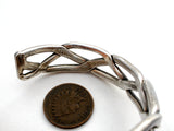 Mexican Sterling Silver Cuff Bracelet Vintage - The Jewelry Lady's Store