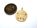 Michael Anthony 14K Yellow Gold Sand Dollar Charm Pendant - The Jewelry Lady's Store