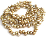 Multi Strand Freshwater Pearl Necklace 18" - The Jewelry Lady's Store
