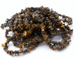 Multi Strand Tigers Eye Nugget Bead Necklace - The Jewelry Lady's Store