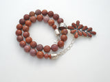 Red Jasper Bead Pendant Necklace by Jay King - The Jewelry Lady's Store