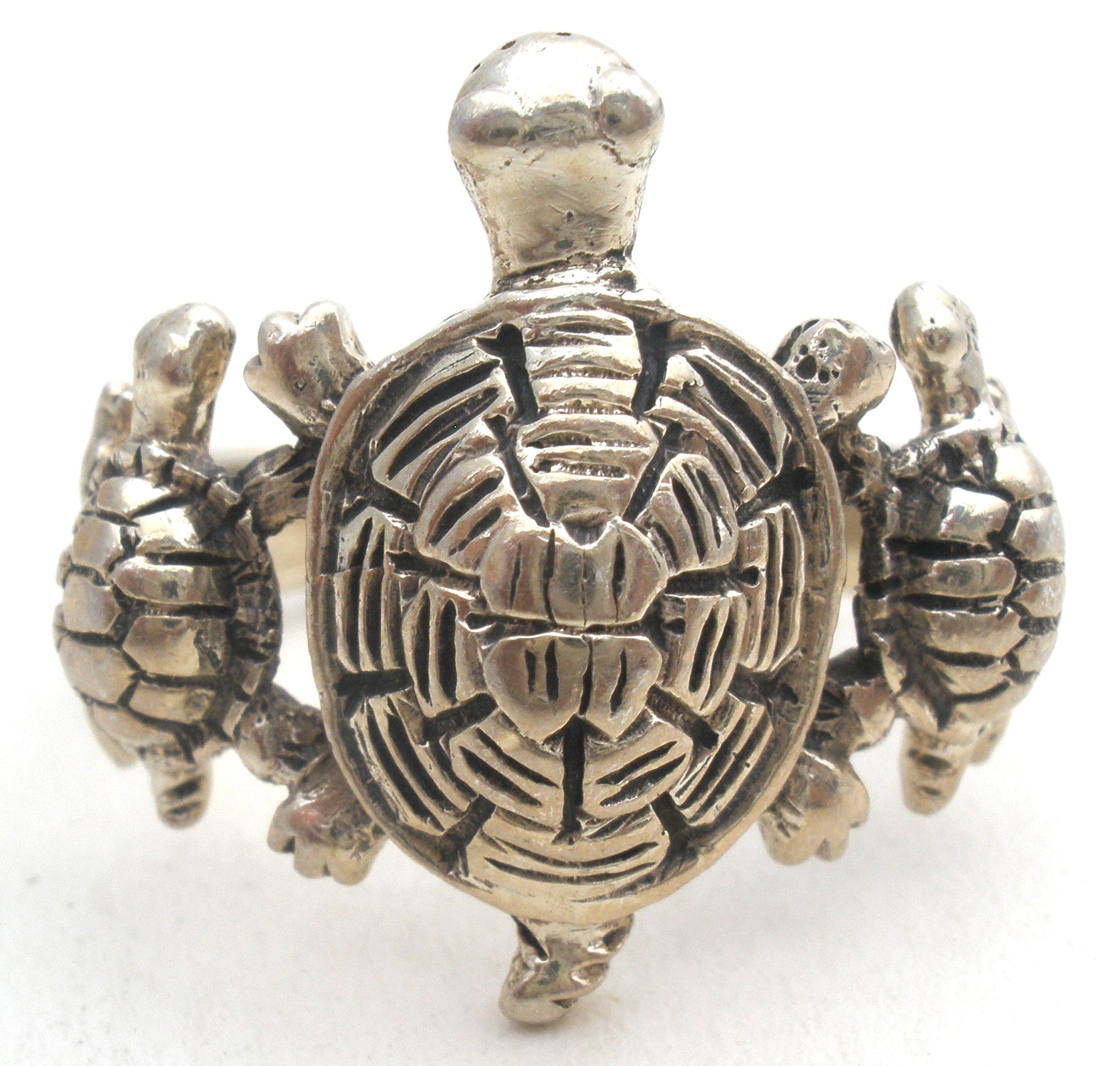 Sterling Silver Movable Turtle Ring | REO Company