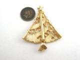 Christmas Tree Pins Lot of 3 Vintage Brooches - The Jewelry Lady's Store