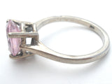 Pink Ice Ring Sterling Silver Size 6 - The Jewelry Lady's Store