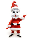 Santa Claus Brooch Pin Red & White Enamel Vintage - The Jewelry Lady's Store