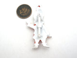 Santa Claus Brooch Pin Red & White Enamel Vintage - The Jewelry Lady's Store