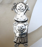 Save The Children Brooch 925 Vintage - The Jewelry Lady's Store