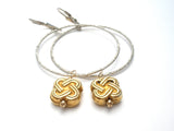 Sterling Silver Door Knocker Earrings Vintage - The Jewelry Lady's Store