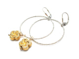 Sterling Silver Door Knocker Earrings Vintage - The Jewelry Lady's Store