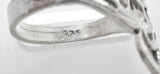 Sterling Silver Filigree Ring Size 6 Vintage - The Jewelry Lady's Store