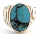 Sterling Silver Turquoise Ring Size 5.5 - The Jewelry Lady's Store