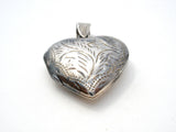 Sterling Silver Picture Heart Locket Necklace Pendant - The Jewelry Lady's Store