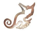 Taxco Seahorse Pendant Brooch Pin Sterling Silver - The Jewelry Lady's Store