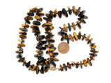 Tiger's Eye Bead Necklace Knotted 25" - The Jewelry Lady's Store