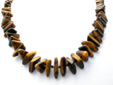 Tiger's Eye Bead Necklace Knotted 25" - The Jewelry Lady's Store