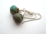 Turquoise Pendant & Earrings Sterling Silver - The Jewelry Lady's Store