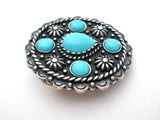 Turquoise Sterling Silver Slide Pendant - The Jewelry Lady's Store