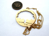 Vermeil Cut Out Tree of Life Pendant Necklace - The Jewelry Lady's Store