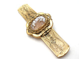 Victorian Gold Filled Carved Shell Cameo Brooch Pin - The Jewelry Lady's Store