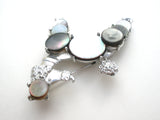 Vintage Abalone Shell Poodle Dog Brooch Pin - The Jewelry Lady's Store