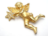 Vintage Angel Enhancer Pendant Brooch by RJ Graziano - The Jewelry Lady's Store