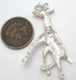 Vintage Giraffe Charm Pendant Sterling Silver - The Jewelry Lady's Store