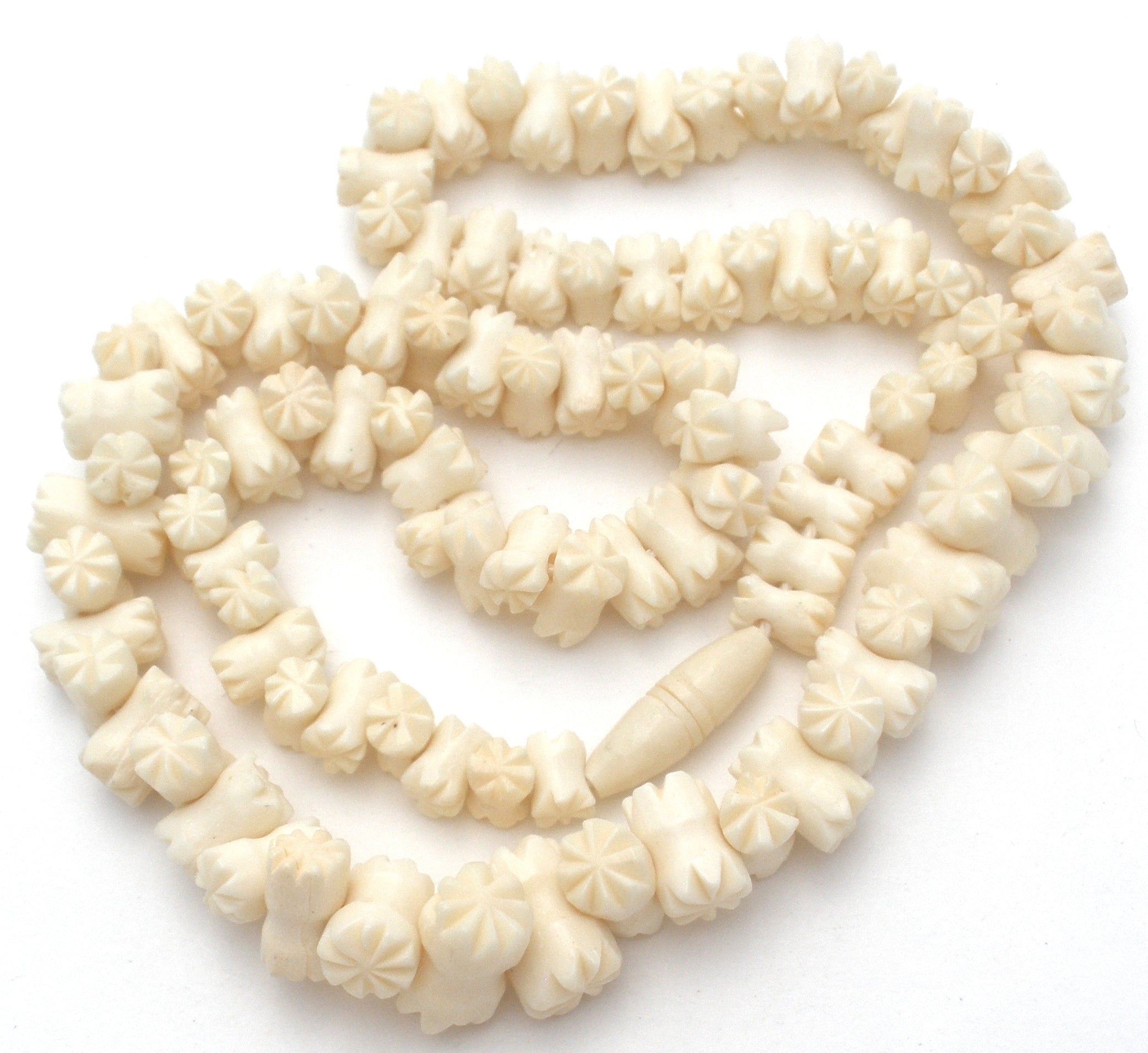 Bone Beads - Dotted – Trove Warehouse