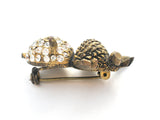 Vintage Rhinestone Bird Brooch Pin Capri - The Jewelry Lady's Store