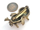Vintage Rhinestone Bird Brooch Pin Capri - The Jewelry Lady's Store